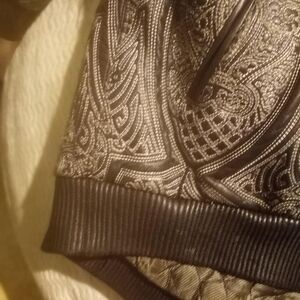 Men's Black Patterned Jacket